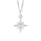 Beginnings Star Pendant Charm with Cubic Zirconia
