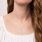 Beginnings Star Pendant Charm with Cubic Zirconia