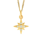Beginnings Star Pendant Charm with Cubic Zirconia