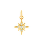 Beginnings Star Pendant Charm with Cubic Zirconia