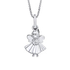 D For Diamond Fairy Pendant with Diamond