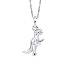 D For Diamond T- Rex Dinosaur Pendant with Diamond