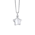 D For Diamond Star Locket Pendant with Diamond