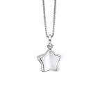 D For Diamond Star Locket Pendant with Diamond