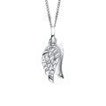 D For Diamond Wings Pendant with Diamond