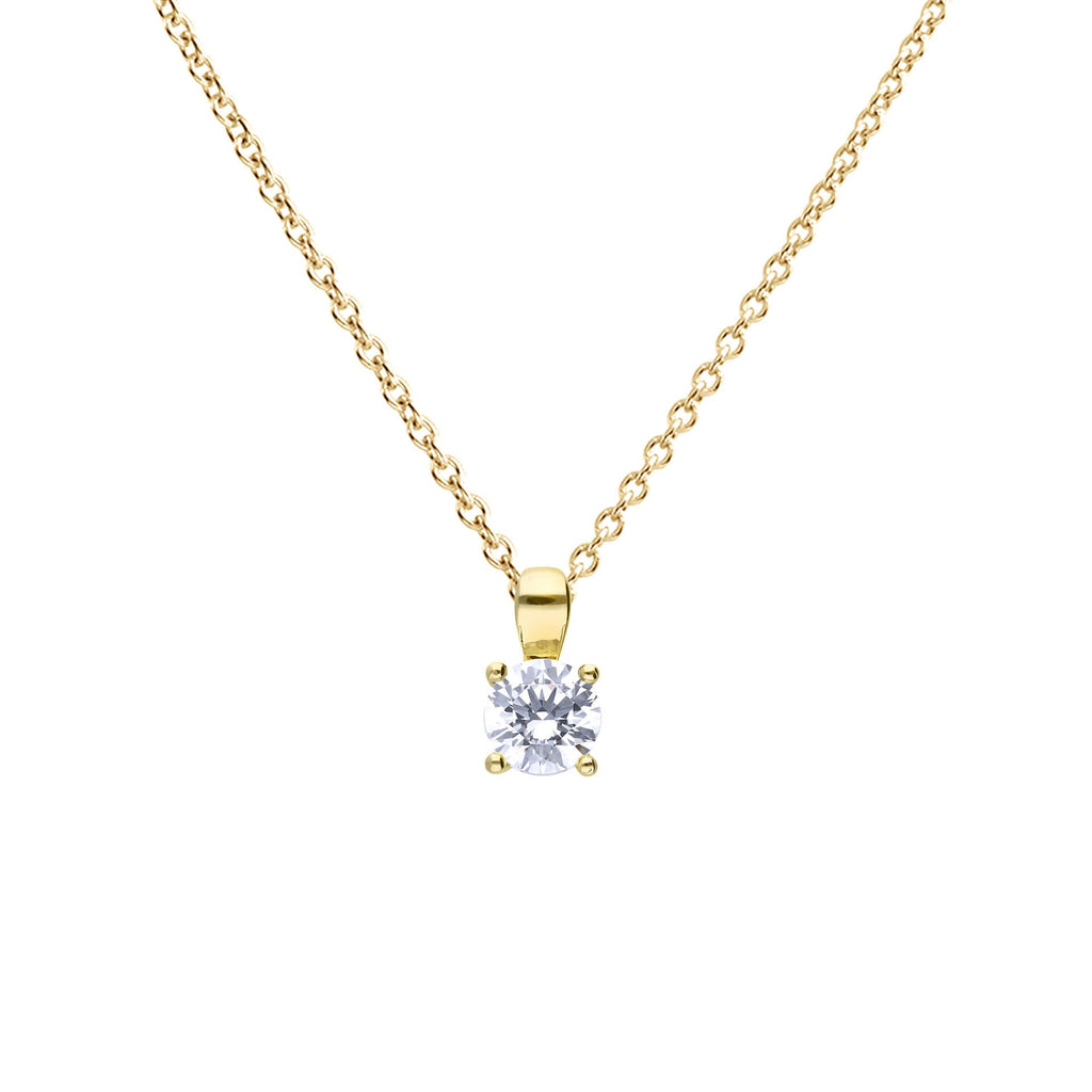 Diamonfire Four Claw Carat Pendant