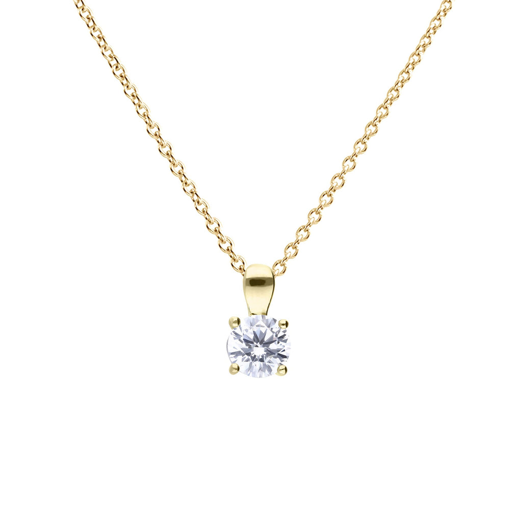 Diamonfire Four Claw Carat Pendant
