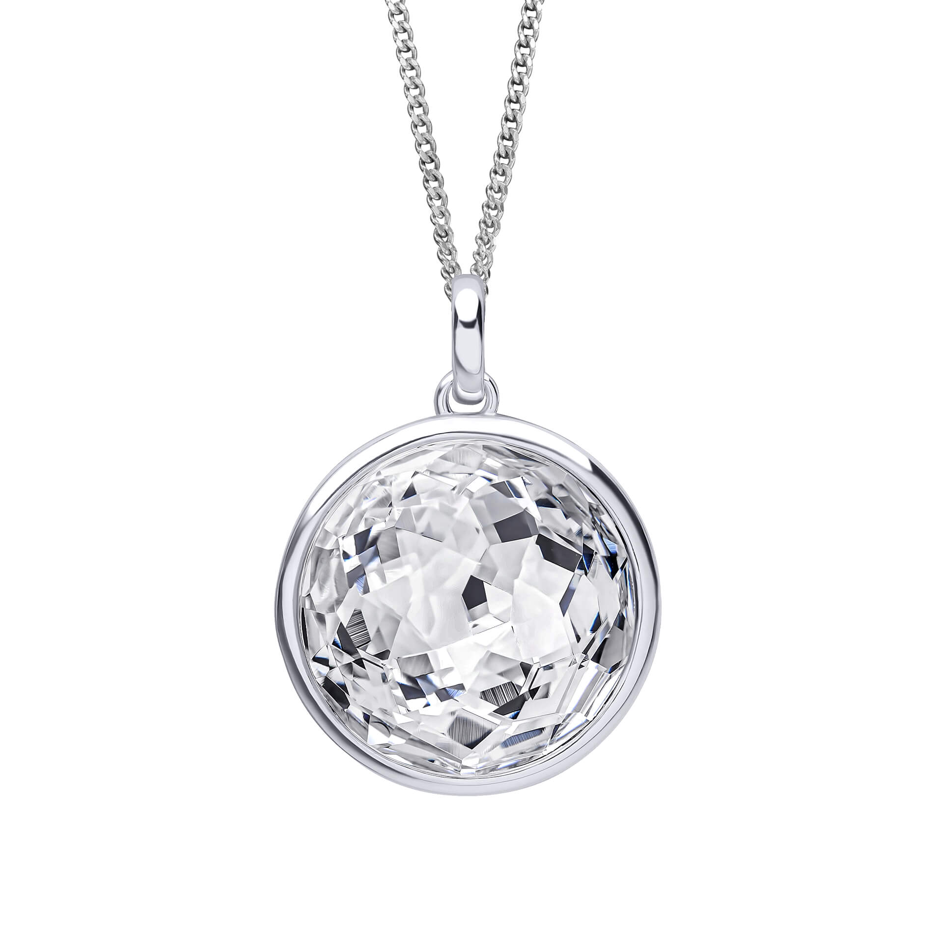 Beginnings Rose Cut Crystal Pendant