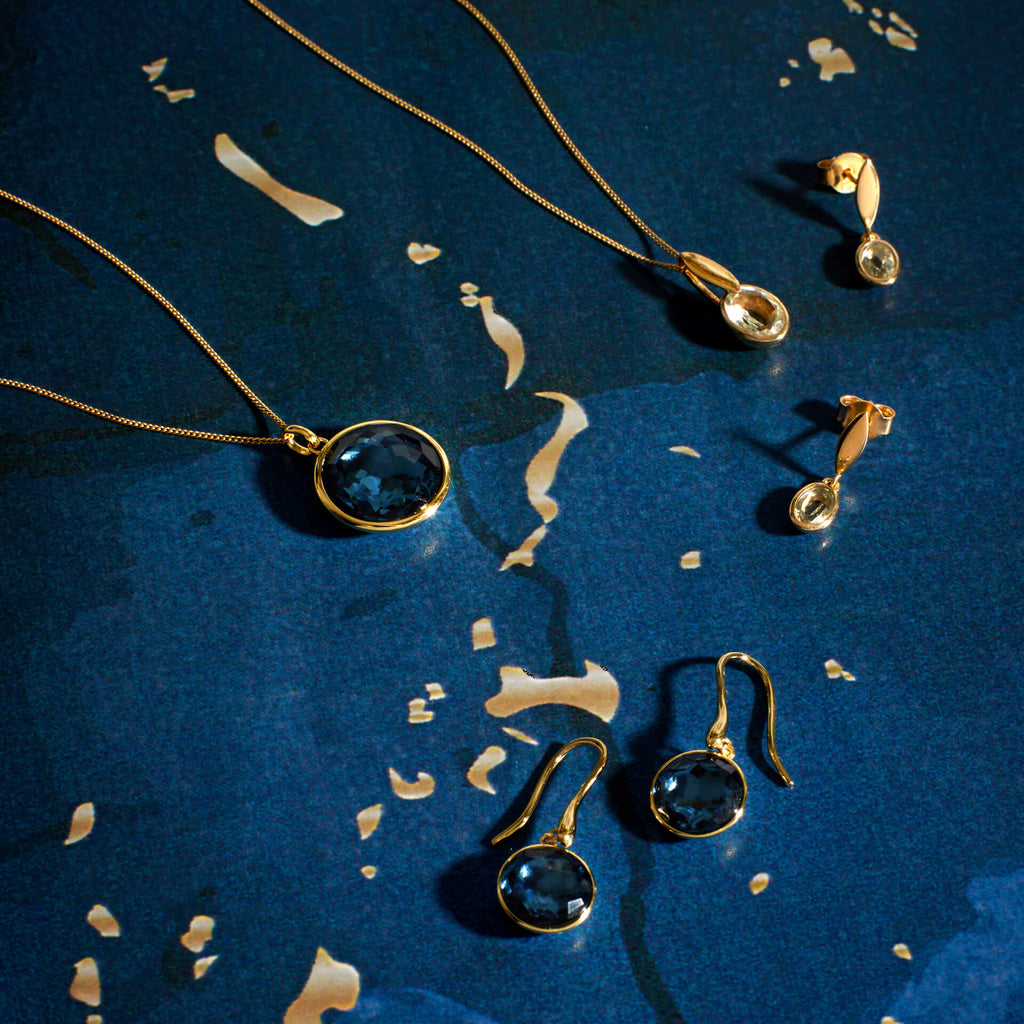 Beginnings Rose Cut Crystal Drop Earrings