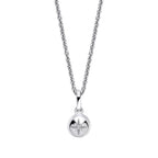 D For Diamond Spherical Starburst Pendant with Diamond