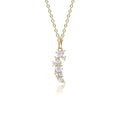 Diamonfire Cluster Zirconia Drop Pendant