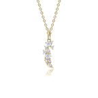 Diamonfire Cluster Zirconia Drop Pendant
