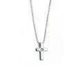 D For Diamond Small Cross Pendant with Diamond