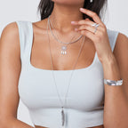 Beginnings Dream Catcher Necklace with Cubic Zirconia