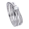 Diamonfire Stacked Wrap Ring