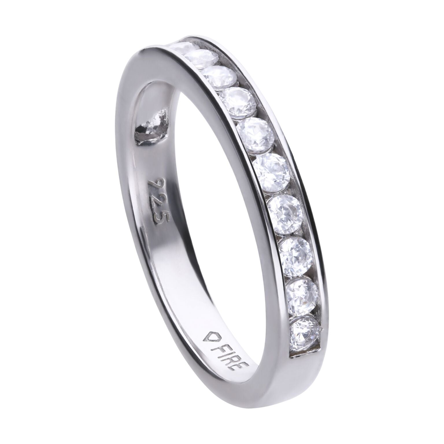 Diamonfire Channel Set Ring