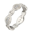 Beginnings Wave Ring with Cubic Zirconia
