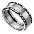 Beginnings Rope Edge Pattern Ring