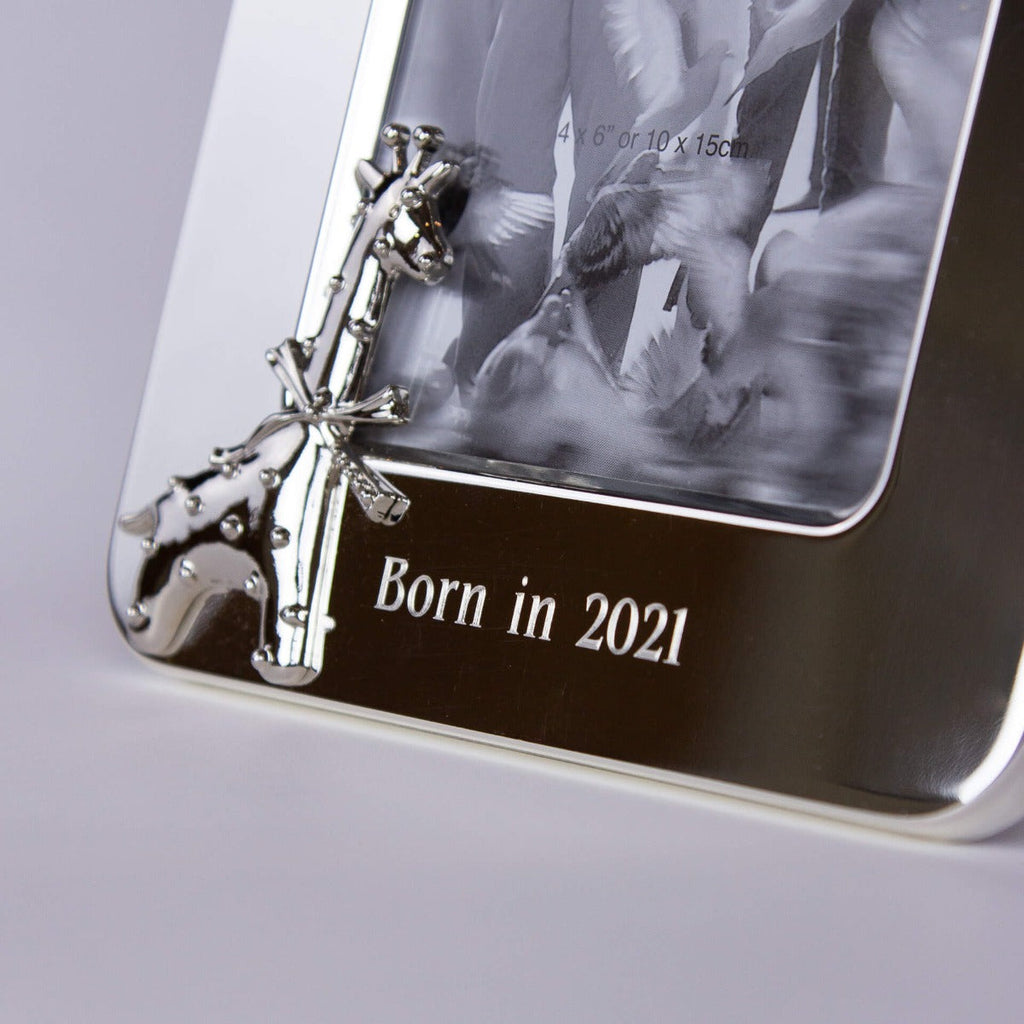 D For Diamond Giraffe Photo Frame