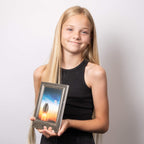D For Diamond Space Picture Frame